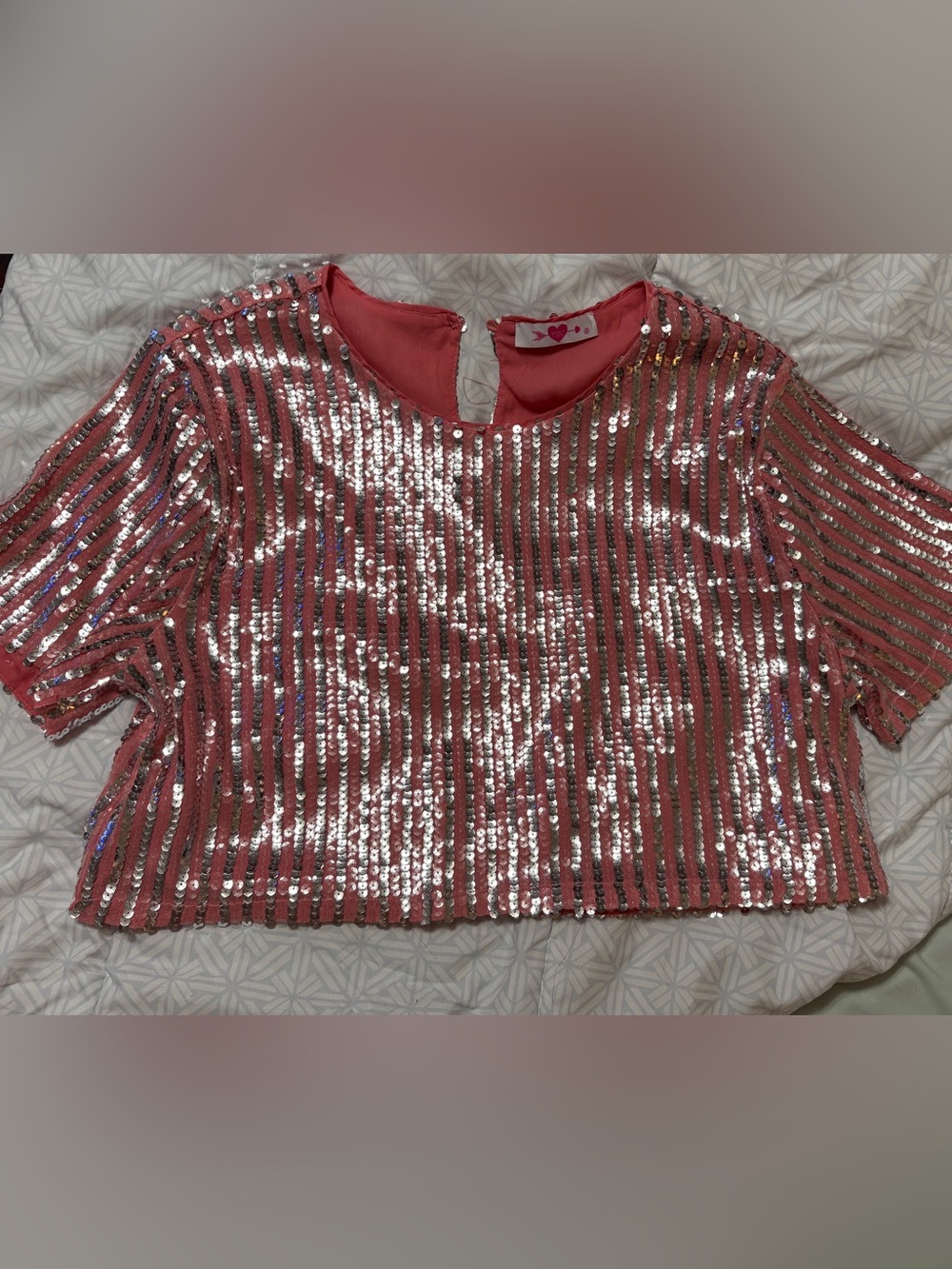Buddy Love Pink Sequin Short Set